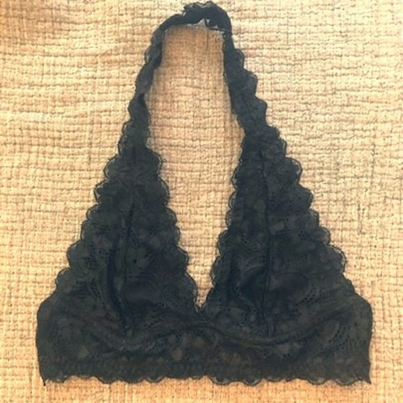 Wishlist Other - NWT Black Lace Halter Bra Bralette
